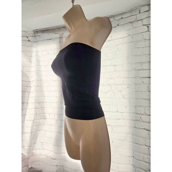 Idea USA Women's One Size Black Bandeau Tube Top - Picture 2 of 6